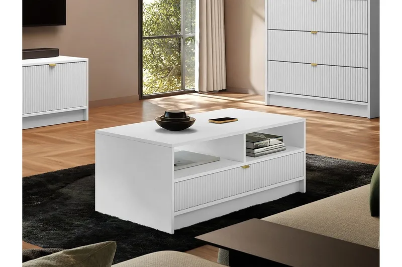 Kintore Sofabord 50 cm - Hvid - Møbler - Borde - Sofabord