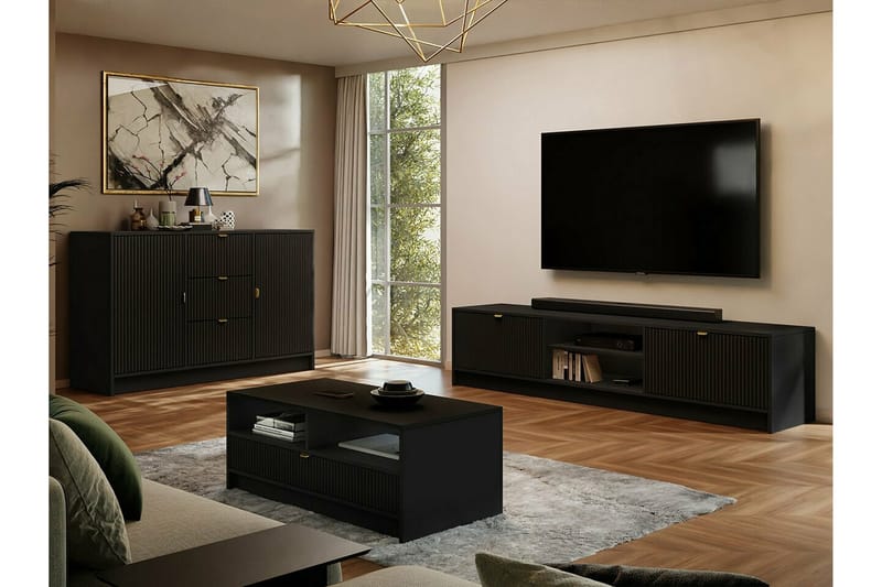 Kintore Sofabord 50 cm - Sort - Møbler - Borde - Sofabord