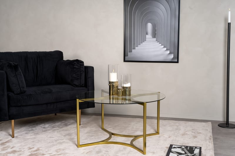 Kivik Sofabord Rundt 75cm - Transparent - Møbler - Borde - Sofabord