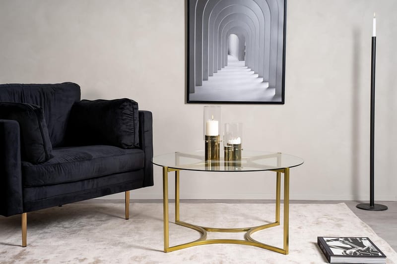 Kivik Sofabord Rundt 75cm - Transparent - Møbler - Borde - Sofabord