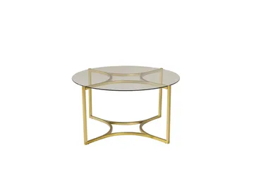 Kivik Sofabord Rundt 75cm - Transparent - Møbler - Borde - Sofabord