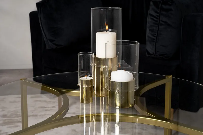 Kivik Sofabord Rundt 75cm - Transparent - Møbler - Borde - Sofabord