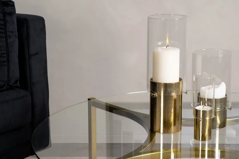 Kivik Sofabord Rundt 75cm - Transparent - Møbler - Borde - Sofabord