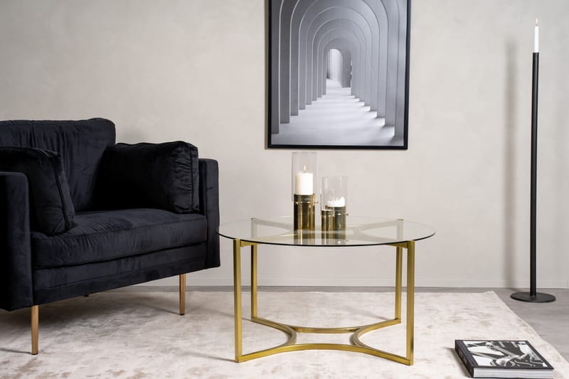 Kivik Sofabord Rundt 75cm - Transparent - Møbler - Borde - Sofabord