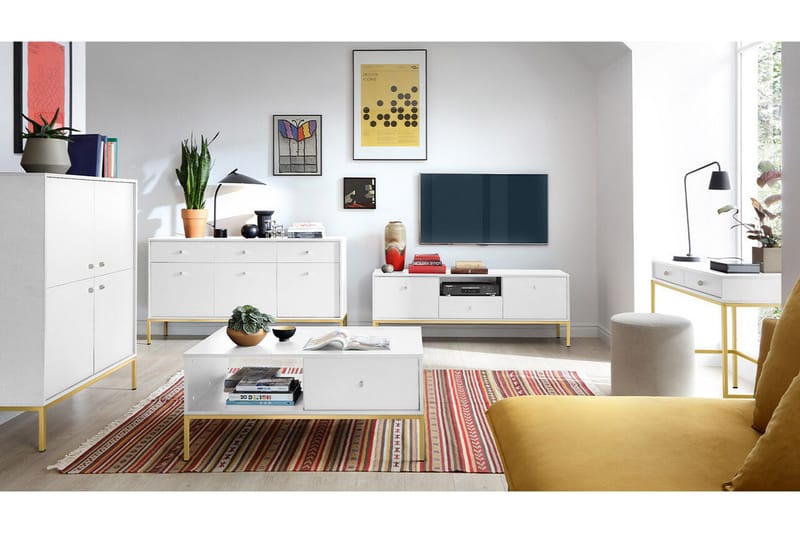 Klinkerville Sofabord 68,1 cm - Hvid - Møbler - Borde - Sofabord