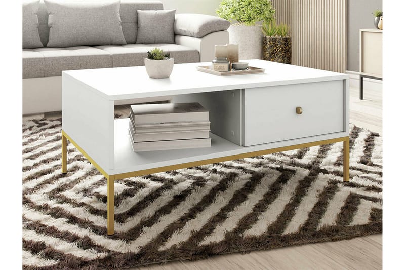 Klinkerville Sofabord 68,1 cm - Hvid - Møbler - Borde - Sofabord