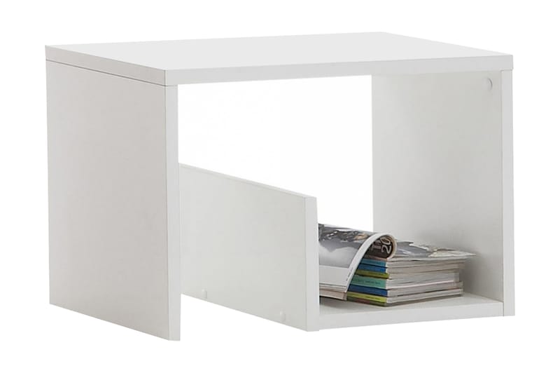 Kochi Sofabord 59 cm - Hvid - Sofabord med opbevaring - Sofabord