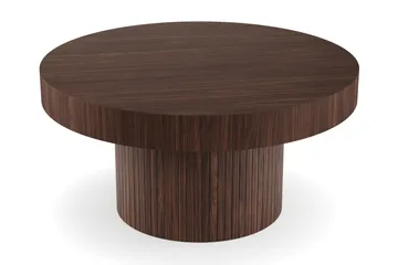 Kopparbo Rundt Sofabord 90 cm - Valnød - Møbler - Borde - Sofabord