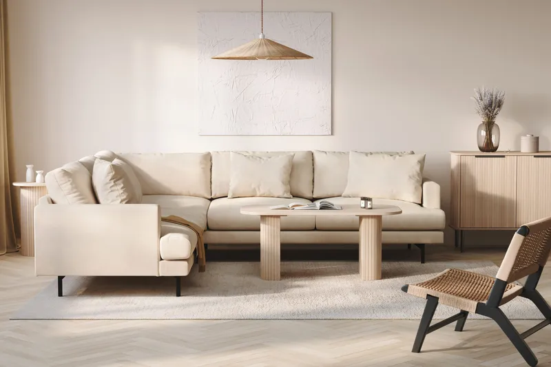 Kopparbo Sofabord 120 cm Hvidlaseret Eg - Møbler - Borde - Sofabord