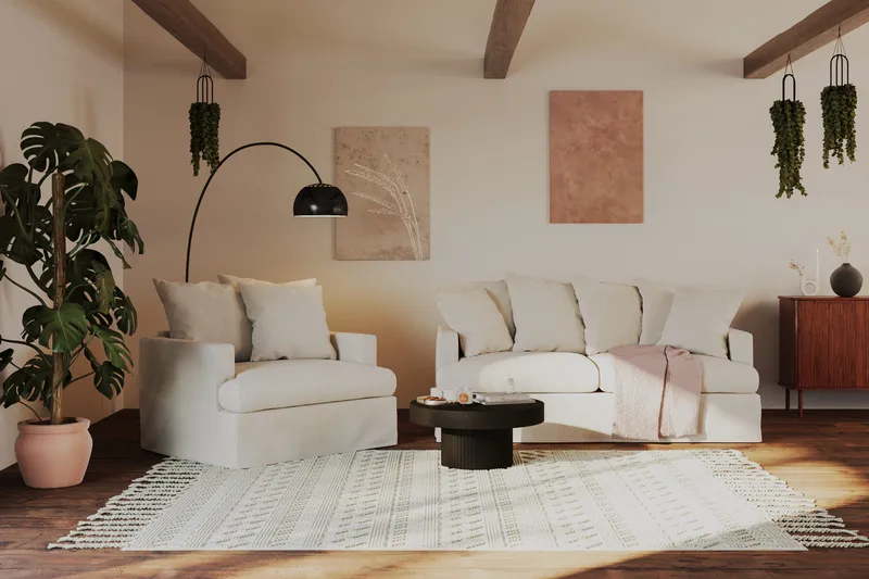 Kopparbo Sofabord 75 cm Rundt Sort - Sort Træ - Møbler - Borde - Sofabord