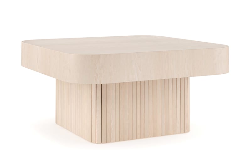Kopparbo Sofabord 80 cm - Lyst hvidlaseret egetræ - Møbler - Borde - Sofabord