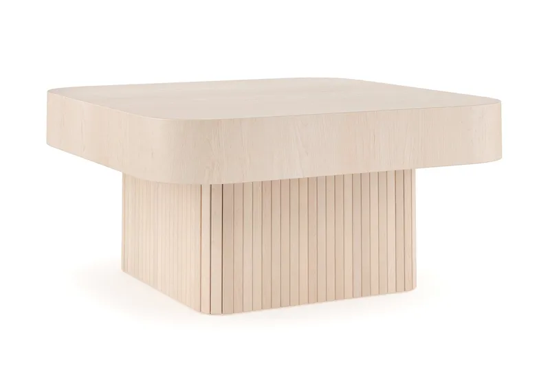 Kopparbo Sofabord 80 cm - Lyst hvidlaseret egetræ - Møbler - Borde - Sofabord