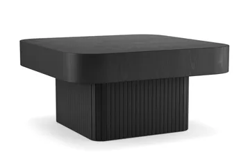 Kopparbo Sofabord 80 cm Sort - Sortbejdset eg - Møbler - Borde - Sofabord