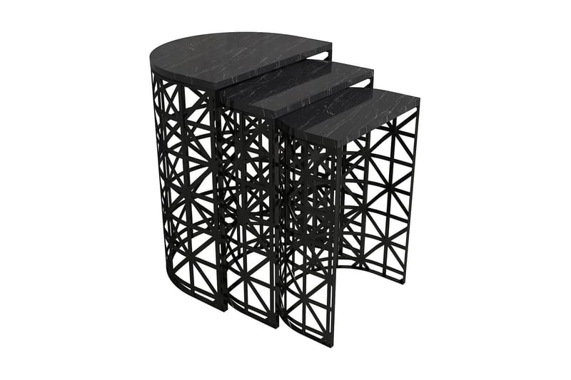 Koraleigh Indskudsbord 46 cm - Sort - Møbler - Borde - Sofabord