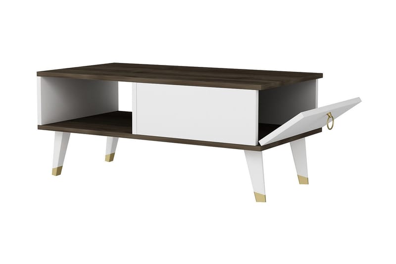 Koruco Sofabord 90x42,4x90 cm - Brun - Møbler - Borde - Sofabord