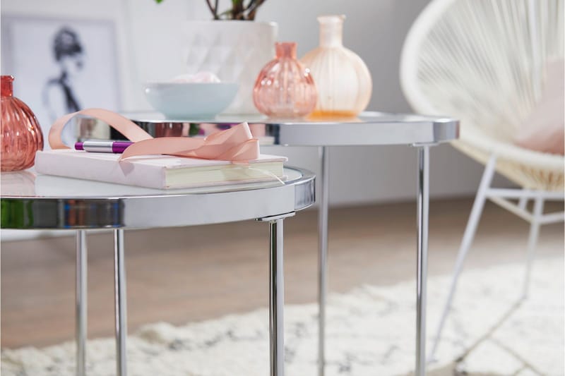 Krecker Indskudsbord 50 cm - Hvid - Møbler - Borde - Sofabord