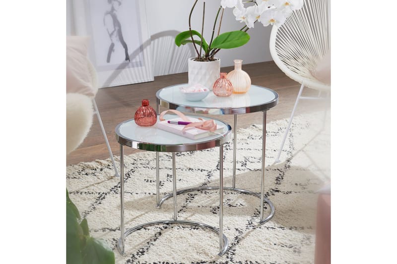 Krecker Indskudsbord 50 cm - Hvid - Møbler - Borde - Sofabord