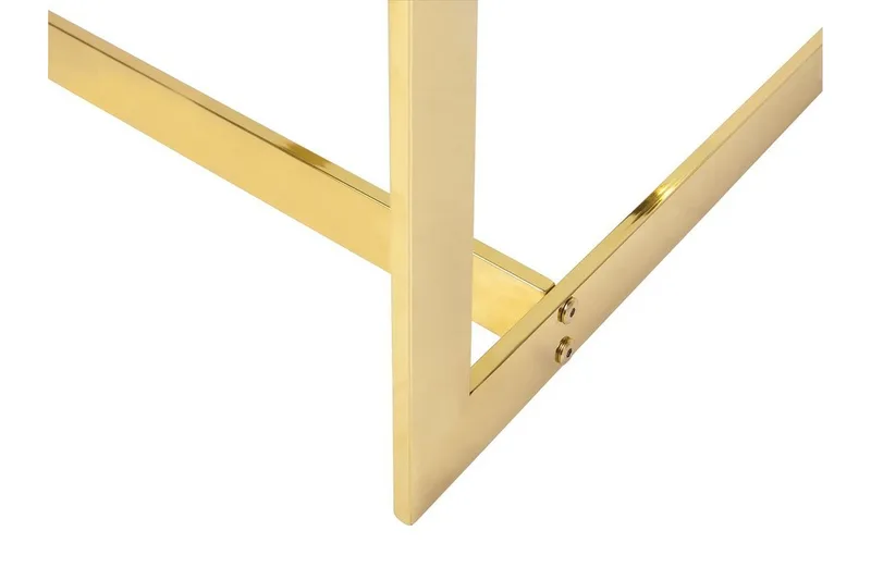 Krystal sofabord 80 cm - Guld - Møbler - Borde - Sofabord