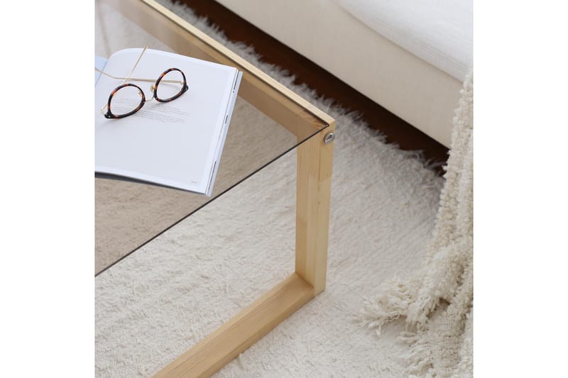 Kuselov Sofabord 85 cm - Lys natur - Møbler - Borde - Sofabord