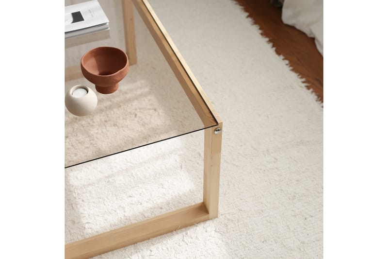 Kuselov Sofabord 85 cm - Lys natur - Møbler - Borde - Sofabord