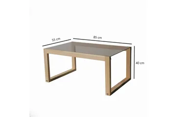 Kuselov Sofabord 85 cm - Lys natur - Møbler - Borde - Sofabord
