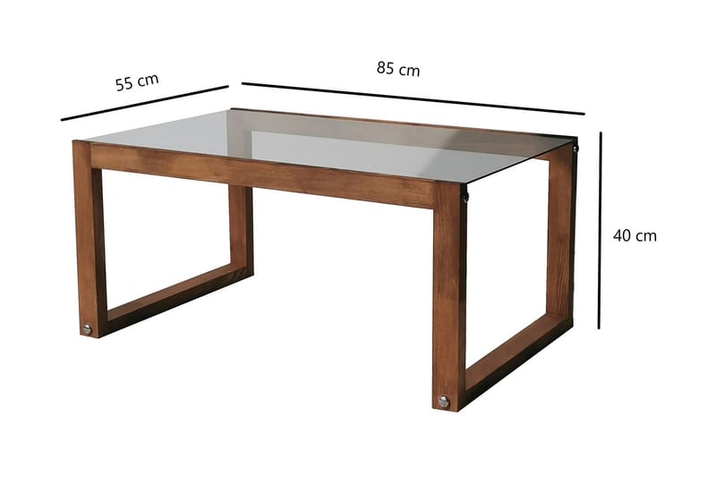 Kuselov Sofabord 85 cm - Natur - Møbler - Borde - Sofabord