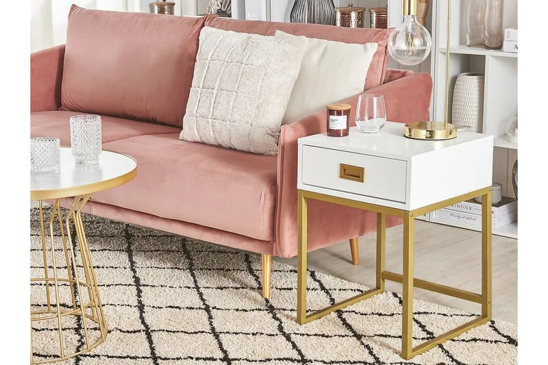 Largona Sofabord 40 cm - Hvid - Møbler - Borde - Sofabord