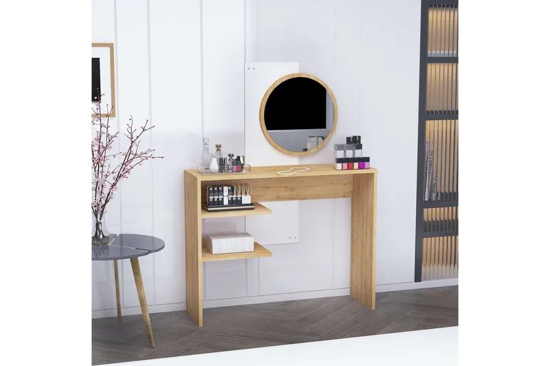 Laxman Toiletbord 96 cm - Blå/Hvid - Møbler - Borde - Sofabord - Kistebord