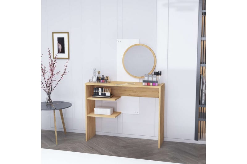 Laxman Toiletbord 96 cm - Blå/Hvid - Møbler - Borde - Sofabord - Kistebord