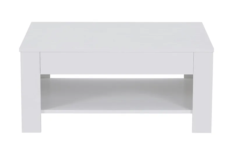 Legionary Justerbart Sofabord 100 cm, Rektangulær/Hvid