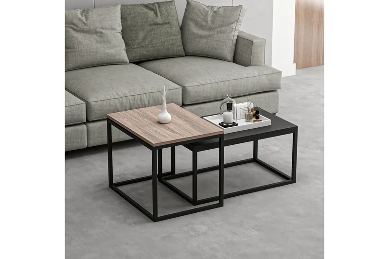 Leka Sofabord 72 cm, Sort