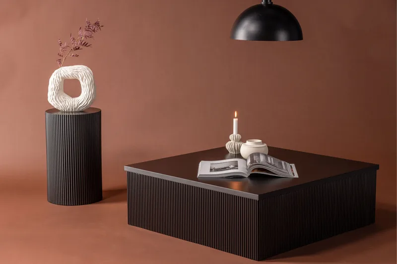 Lenox Sofabord 90 cm - Svart - Møbler - Borde - Sofabord