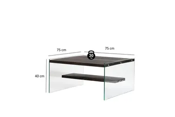 Lepinas Sofabord 75 cm - Antracit - Møbler - Borde - Sofabord