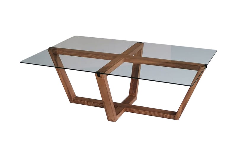 Liepene Sofabord 105x35x105 cm - Brun - Møbler - Borde - Sofabord
