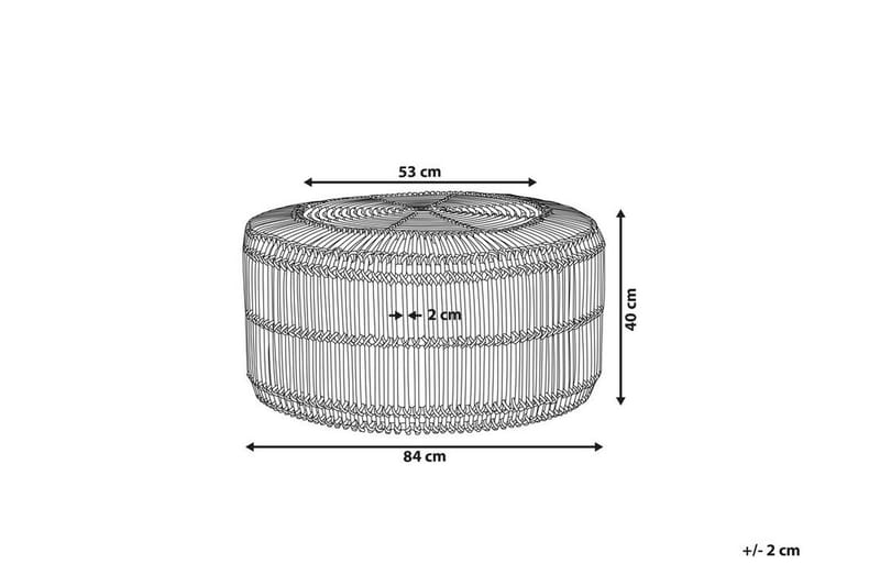 Limni Sofabord 84 cm - Rattan/Lyst Træ - Møbler - Borde - Sofabord