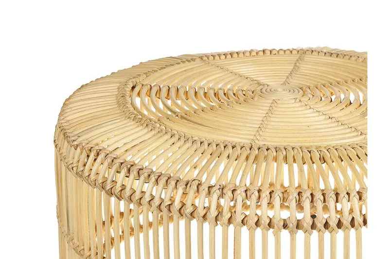 Limni Sofabord 84 cm - Rattan/Lyst Træ - Møbler - Borde - Sofabord