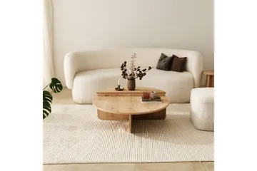 Louvrall Sofabord 90 cm - Oak - Møbler - Borde - Sofabord