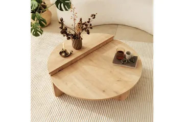 Louvrall Sofabord 90 cm - Oak - Møbler - Borde - Sofabord
