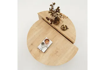 Louvrall Sofabord 90 cm - Oak - Møbler - Borde - Sofabord
