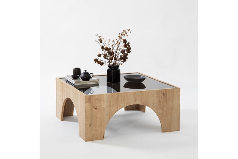 Lowan Sofabord 80 cm - Brun - Møbler - Borde - Sofabord