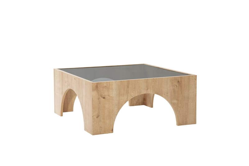 Lowan Sofabord 80 cm - Brun - Møbler - Borde - Sofabord