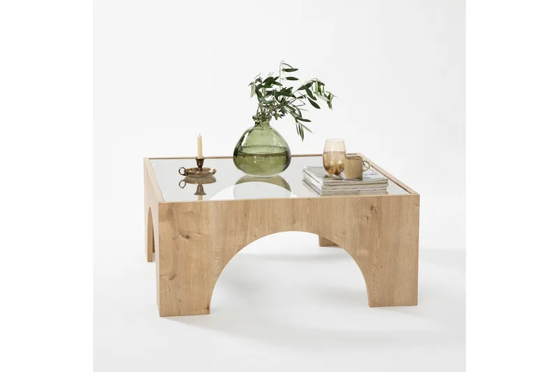 Lowan Sofabord 80 cm - Oak - Møbler - Borde - Sofabord