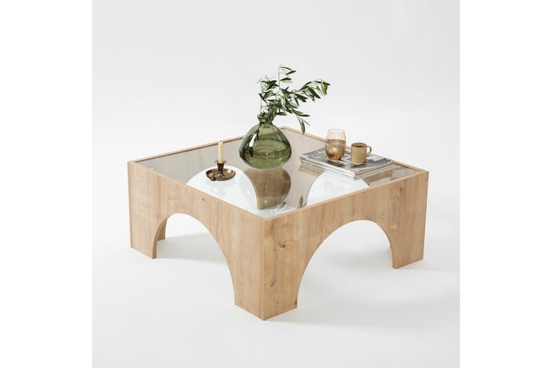 Lowan Sofabord 80 cm - Oak - Møbler - Borde - Sofabord