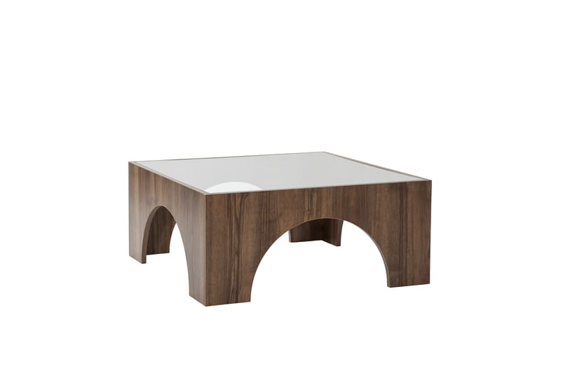 Lowan Sofabord 80 cm - Valnød finér - Møbler - Borde - Sofabord