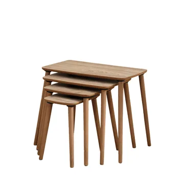 Lyvenn indskudsborde 70 cm - Eg - Møbler - Borde - Sofabord - Kistebord