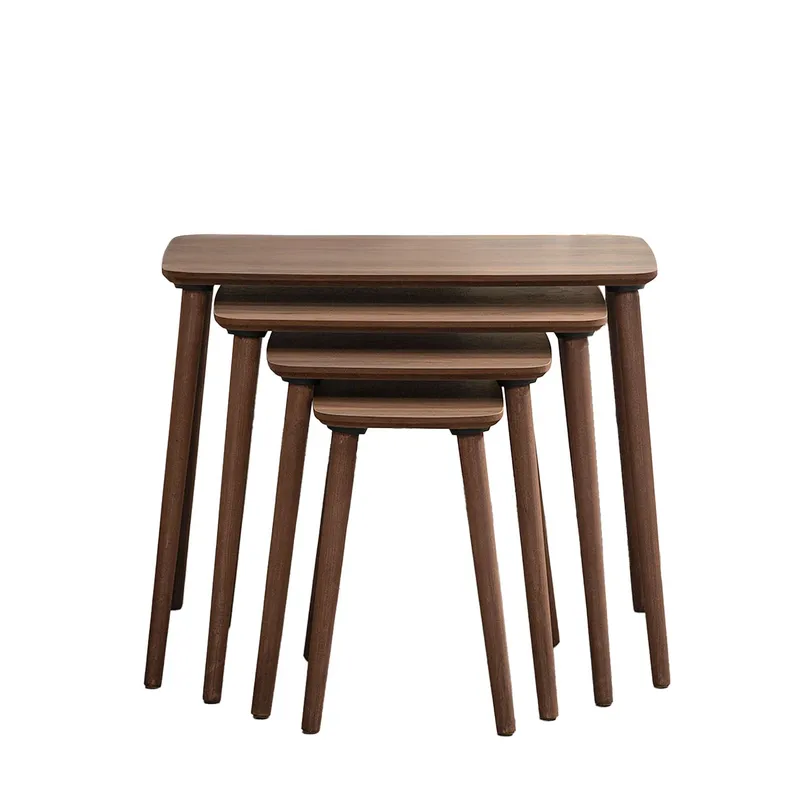 Lyvenn indskudsborde 70 cm - Valnød - Møbler - Borde - Sofabord - Kistebord