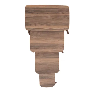Lyvenn indskudsborde 70 cm - Valnød - Møbler - Borde - Sofabord - Kistebord