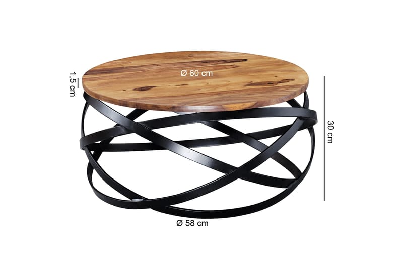 Magyari sofabord 60 cm - Træ / natur - Møbler - Borde - Sofabord