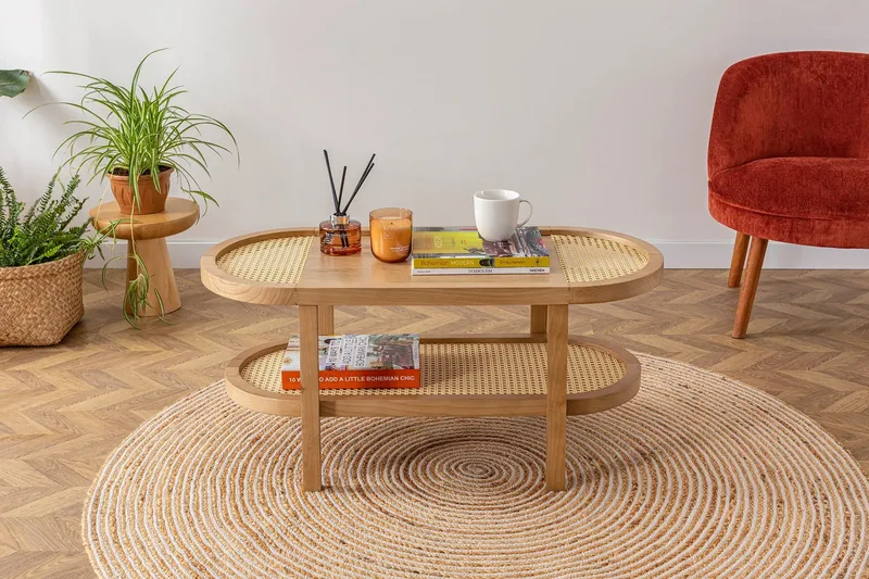 Makwana Sofabord 91 cm - Nature - Møbler - Borde - Sofabord