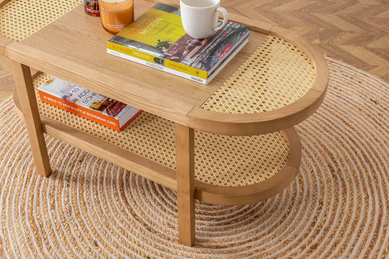 Makwana Sofabord 91 cm - Nature - Møbler - Borde - Sofabord